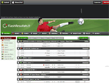 Tablet Screenshot of flashresultats.fr